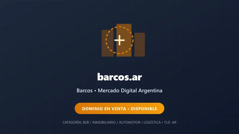 Identidad gráfica y activo digital para Barcos en Argentina